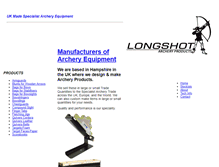 Tablet Screenshot of longshotarchery.co.uk
